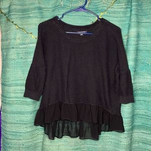 American eagle knit top, boxy, oversized Sm β> Lg